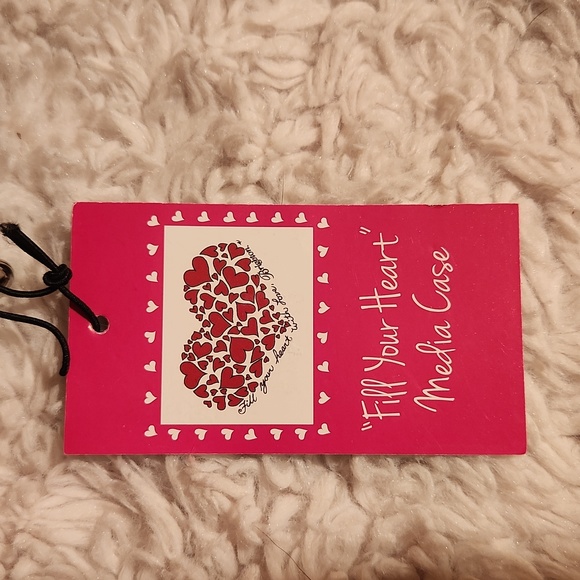 Brighton.  Media case micro purse.  Valentine heart stud. Crossbody NWT - Picture 4 of 6